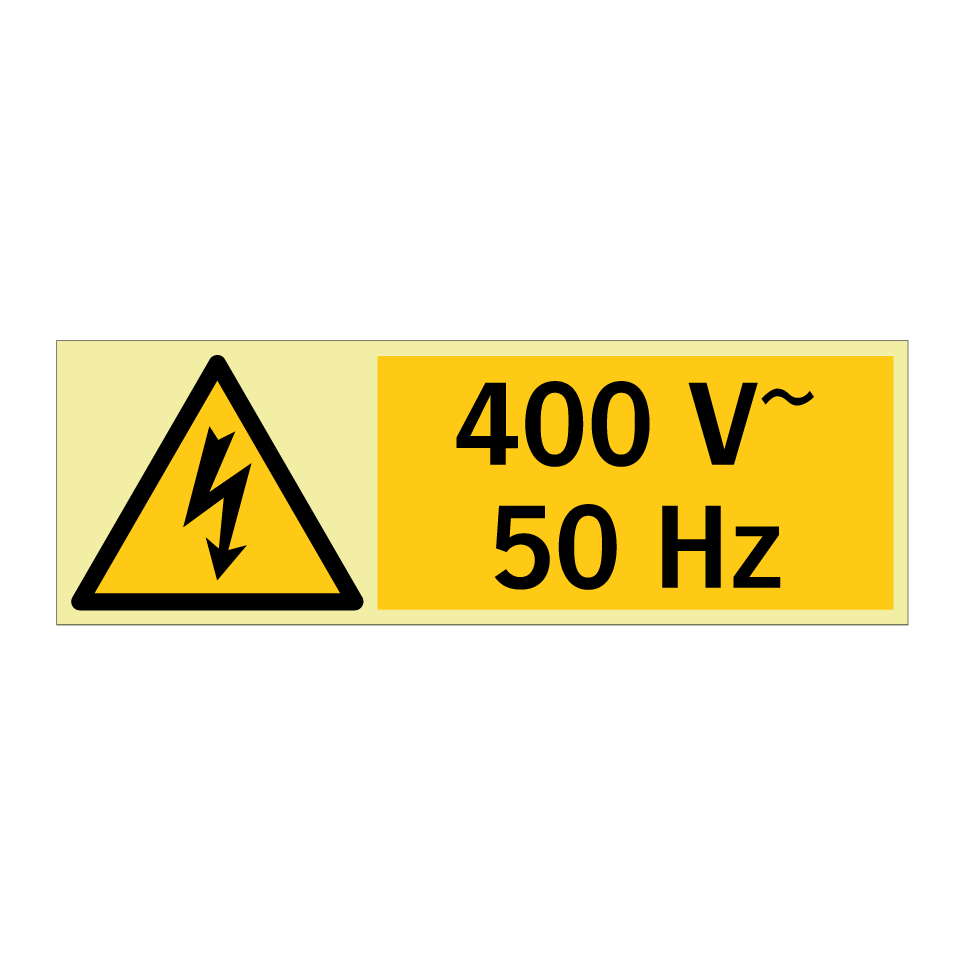 400 V~ 50 Hz