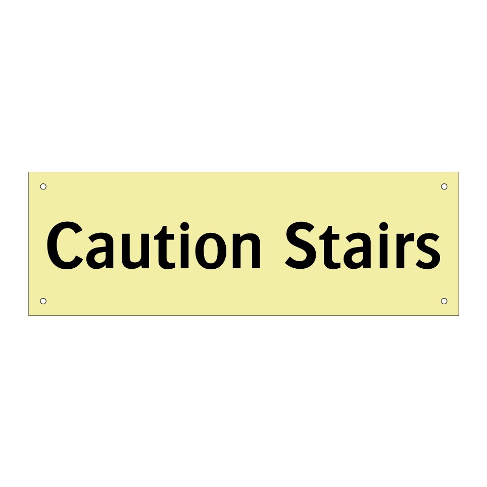 Caution Stairs
