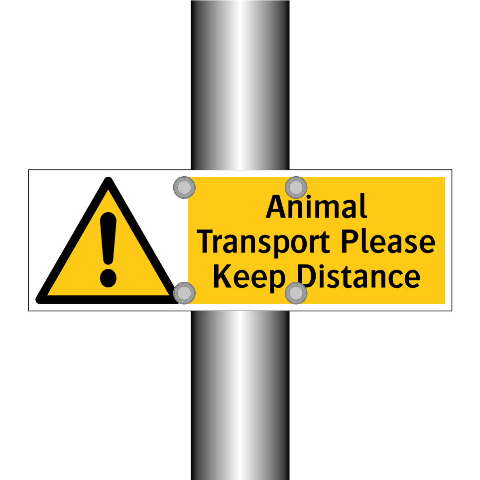 Animal Transport Please Keep Distance