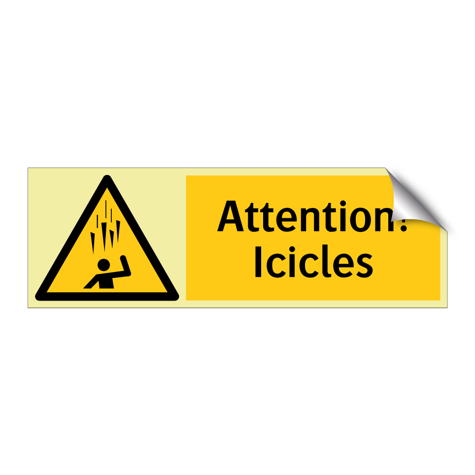 Attention! Icicles