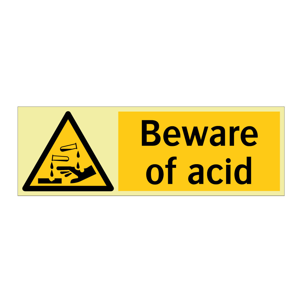 Beware of acid