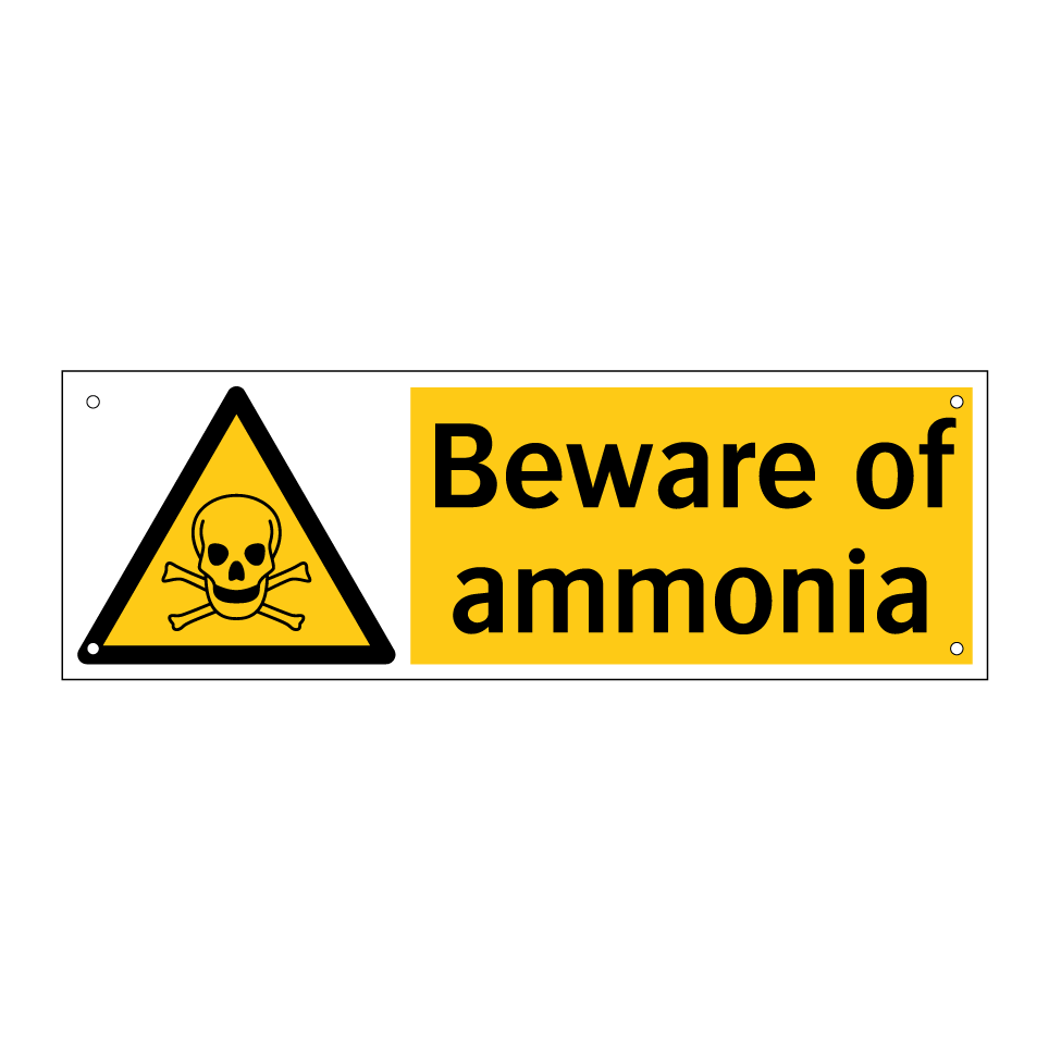 Beware of ammonia