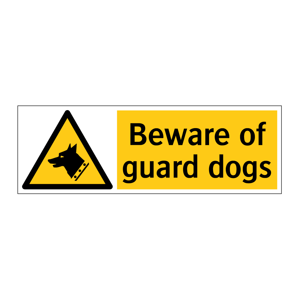 Beware of guard dogs