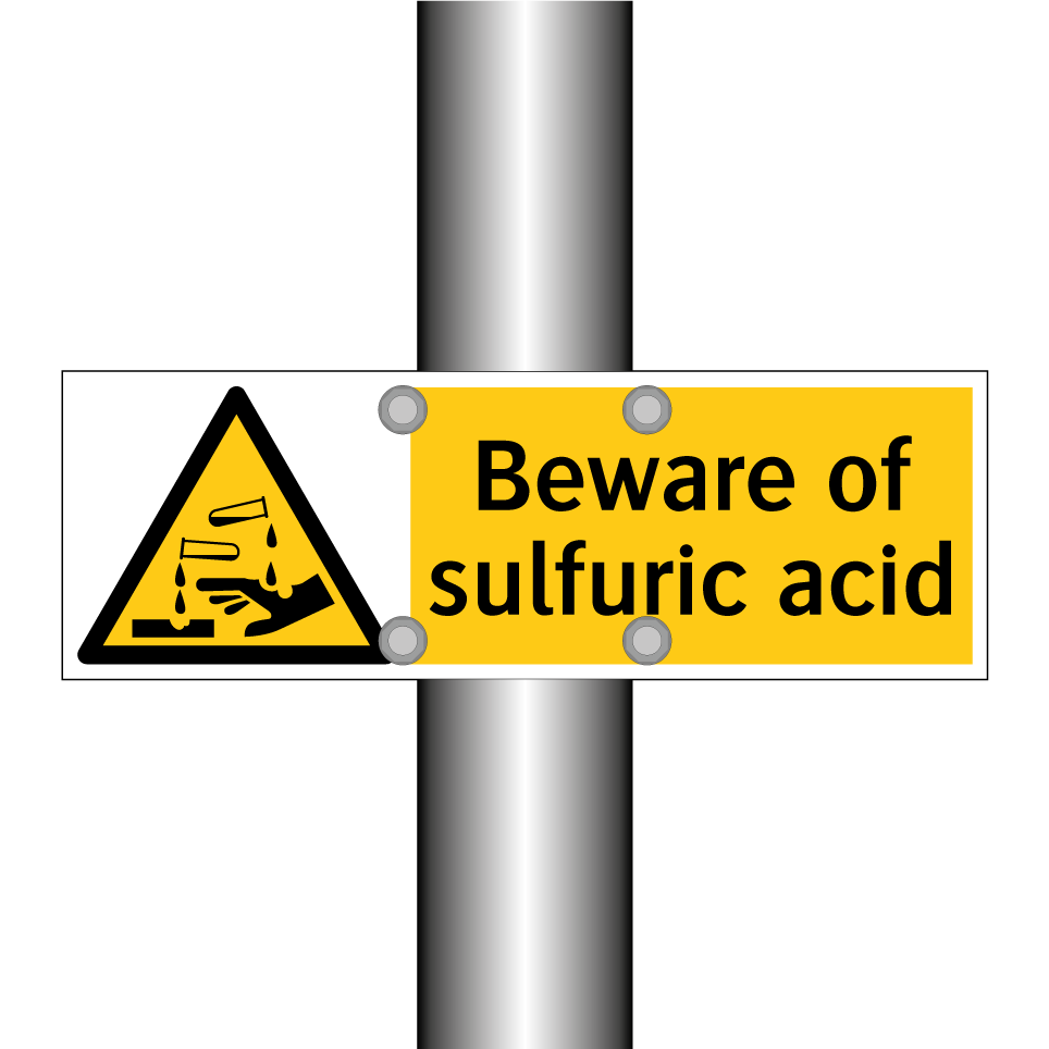 Beware of sulfuric acid