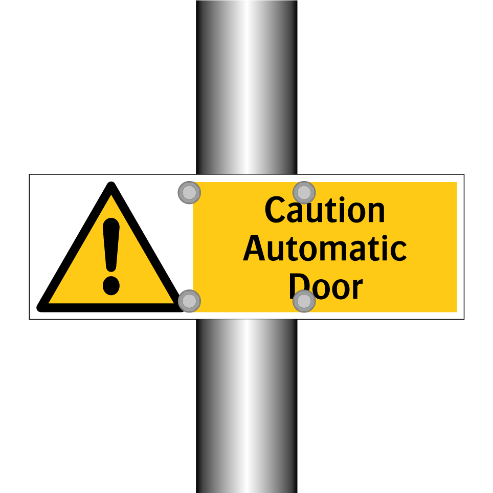 Caution Automatic Door