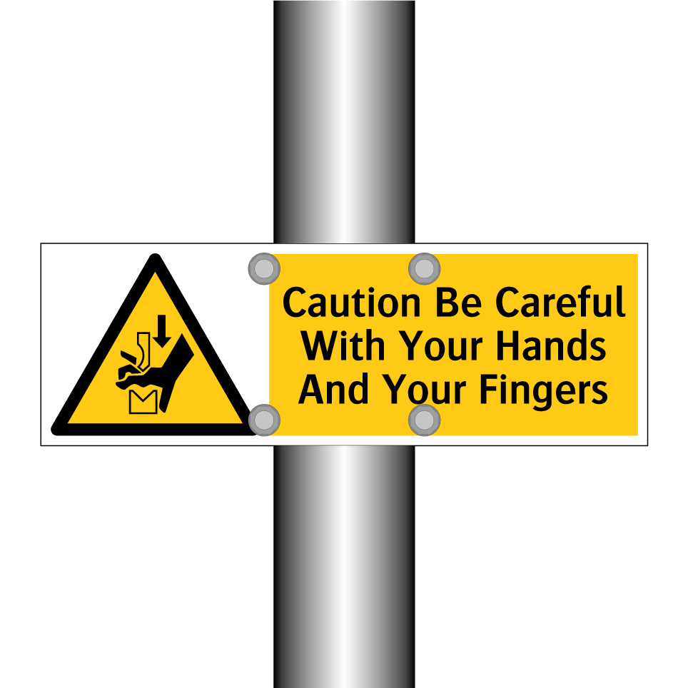 Caution Be Careful With Your Hands And Your Fingers