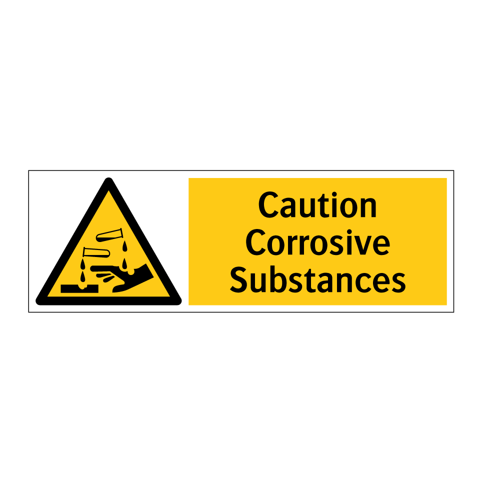 Caution Corrosive Substances