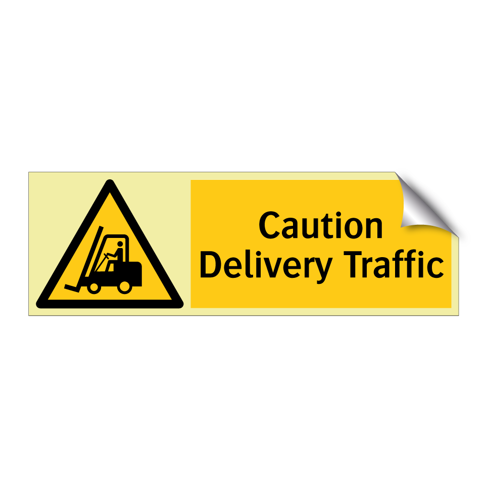 Caution Delivery Traffic