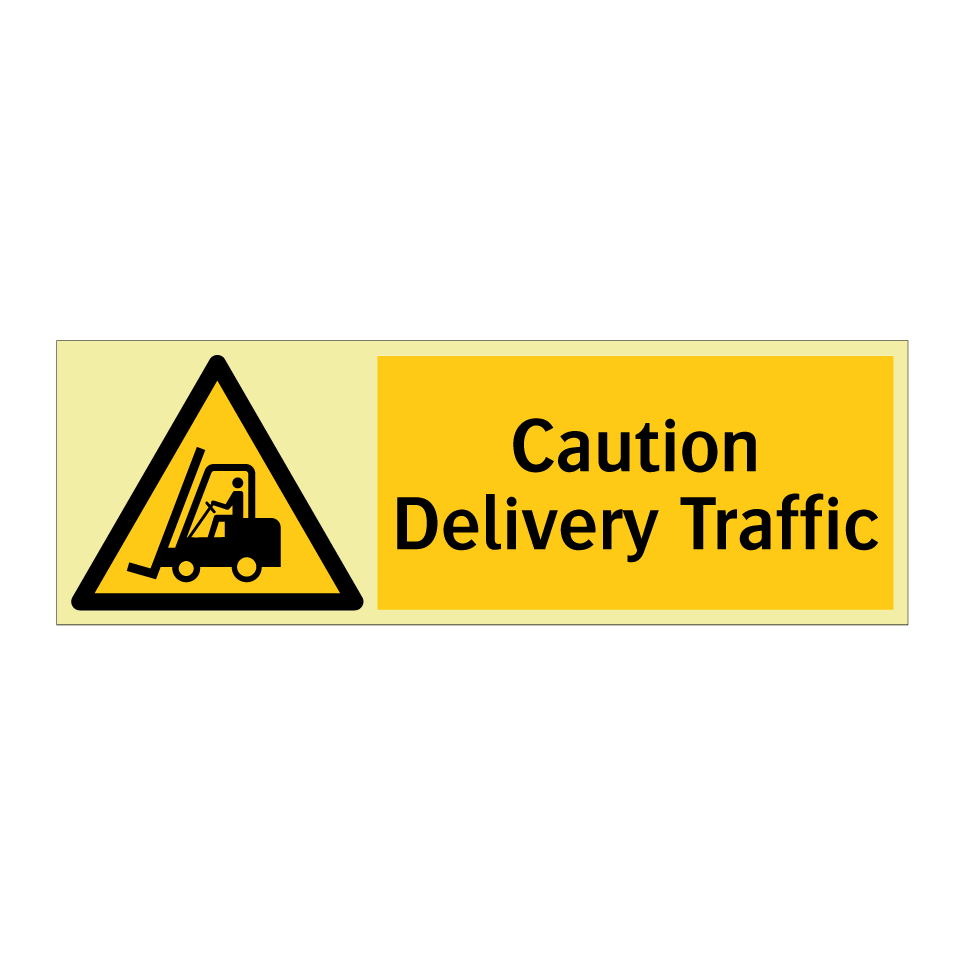 Caution Delivery Traffic