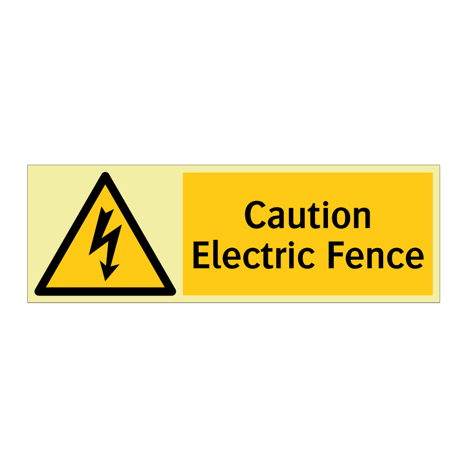 Caution Electric Fence