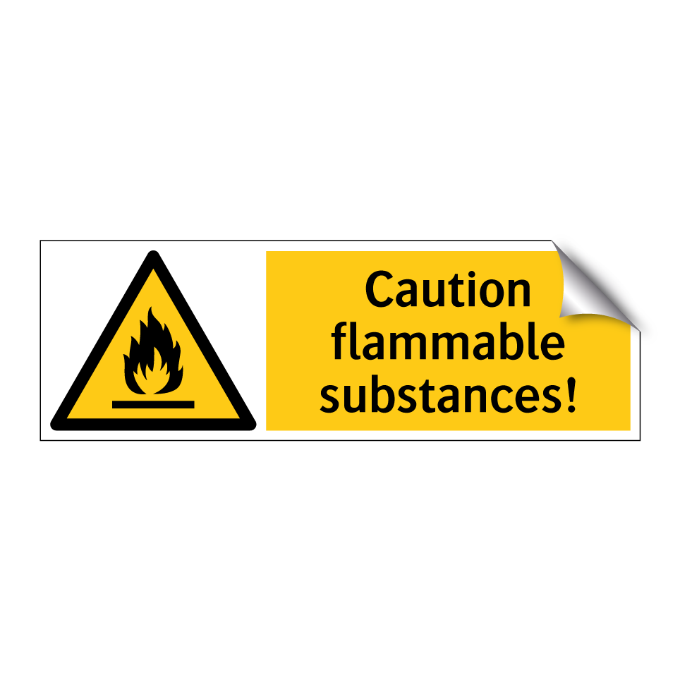 Caution flammable substances!