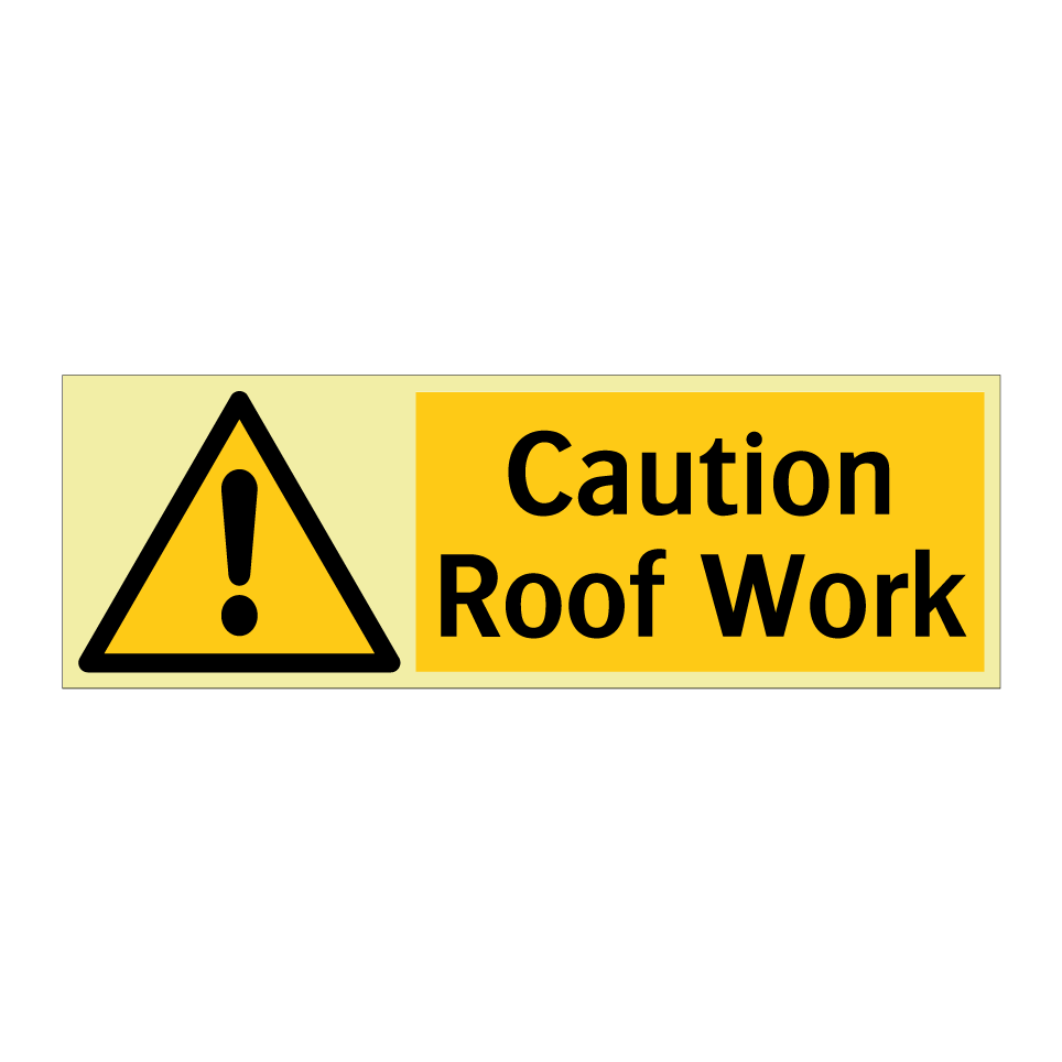 Caution Roof Work