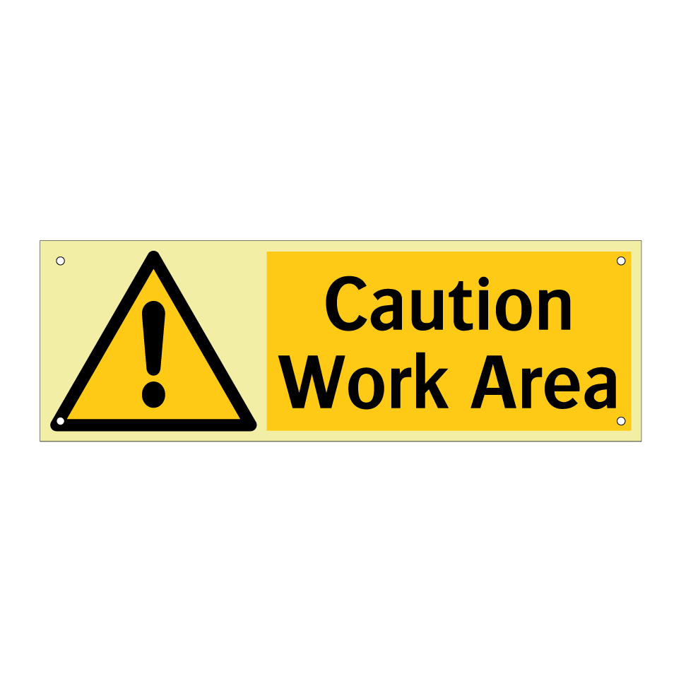 Caution Work Area