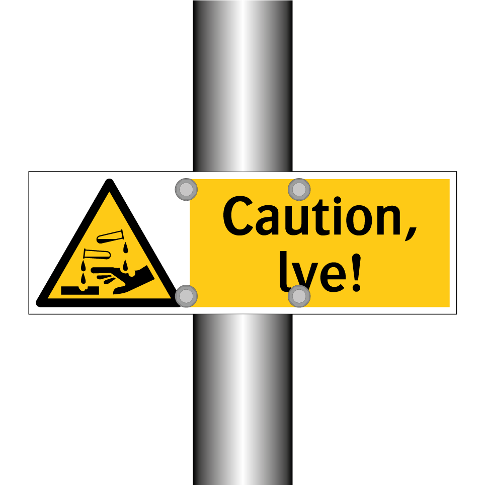 Caution, lye!