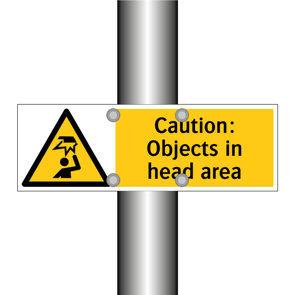 Caution: Objects in head area