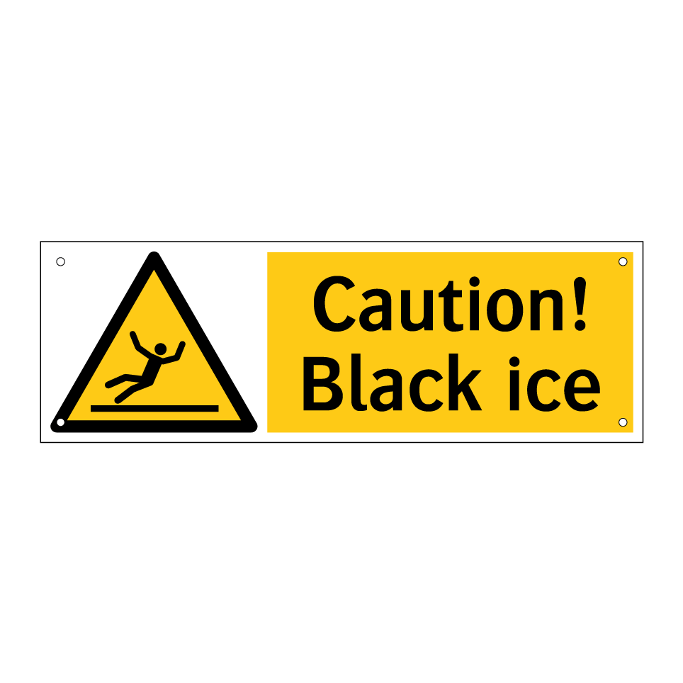 Caution! Black ice