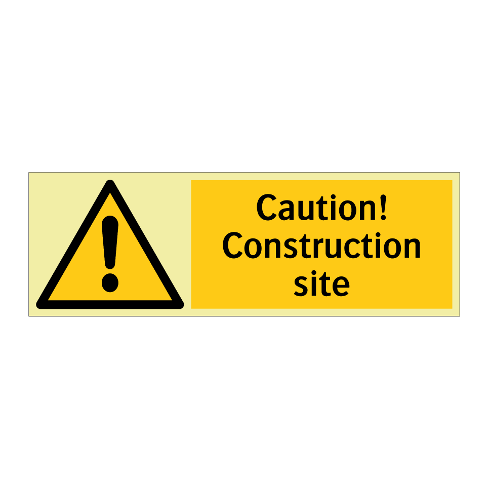 Caution! Construction site
