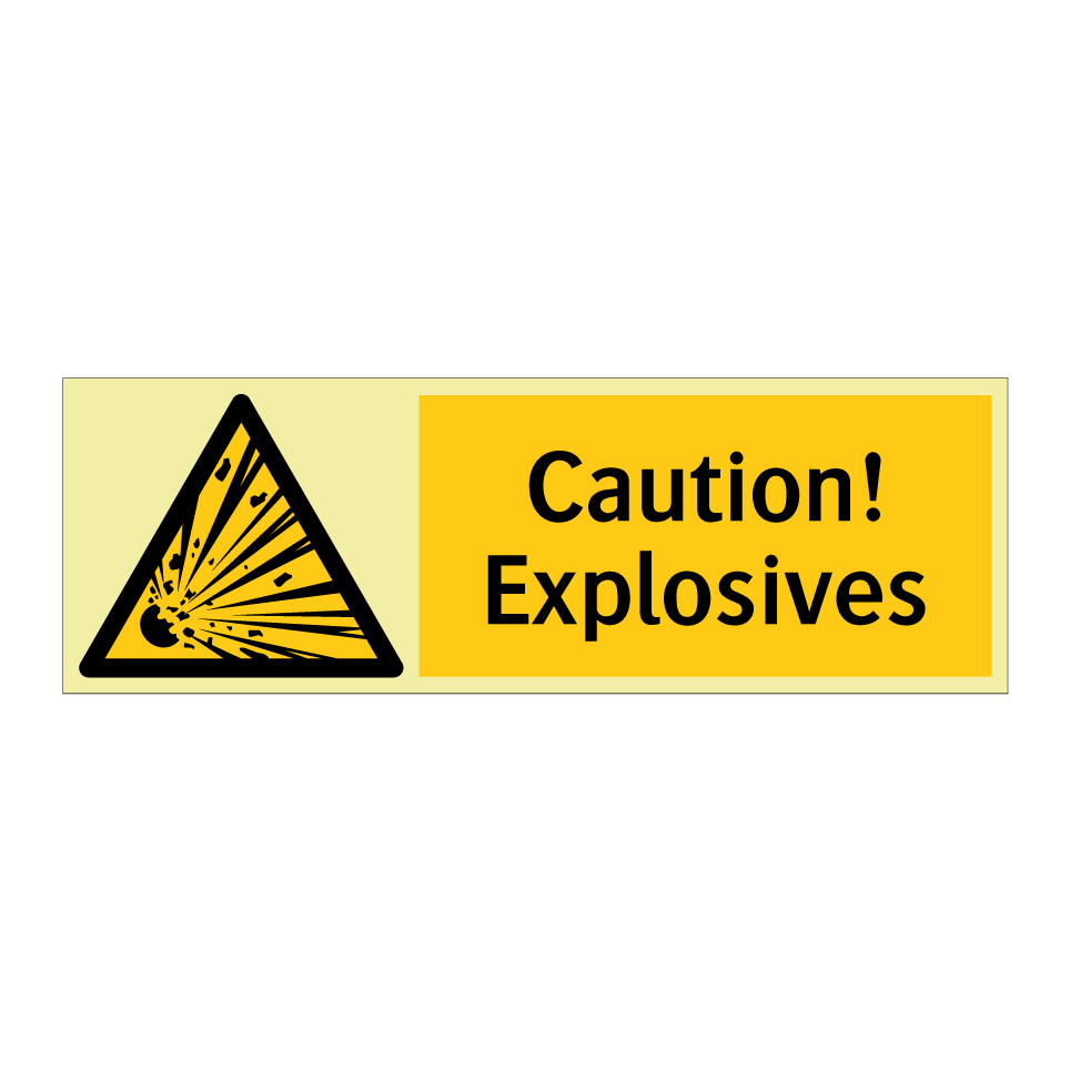 Caution! Explosives