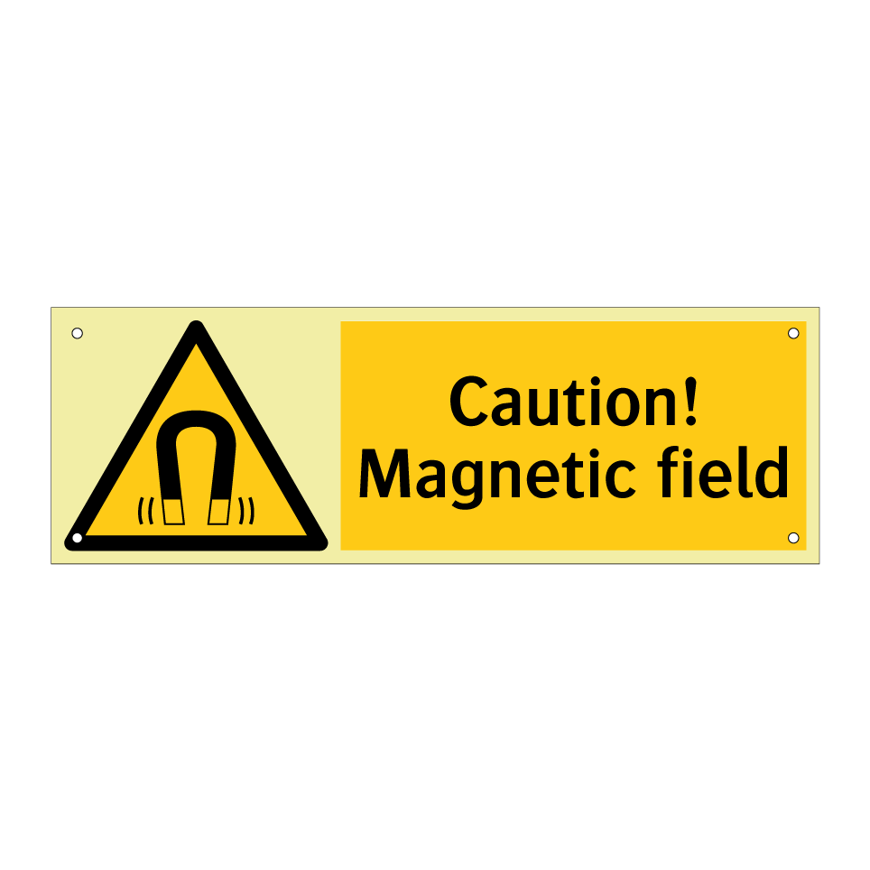 Caution! Magnetic field