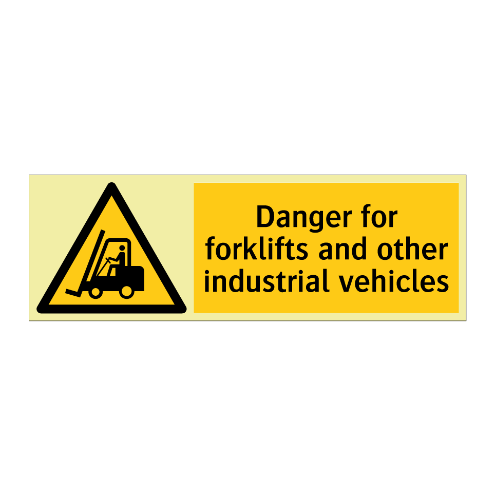 Danger for forklifts and other industrial vehicles