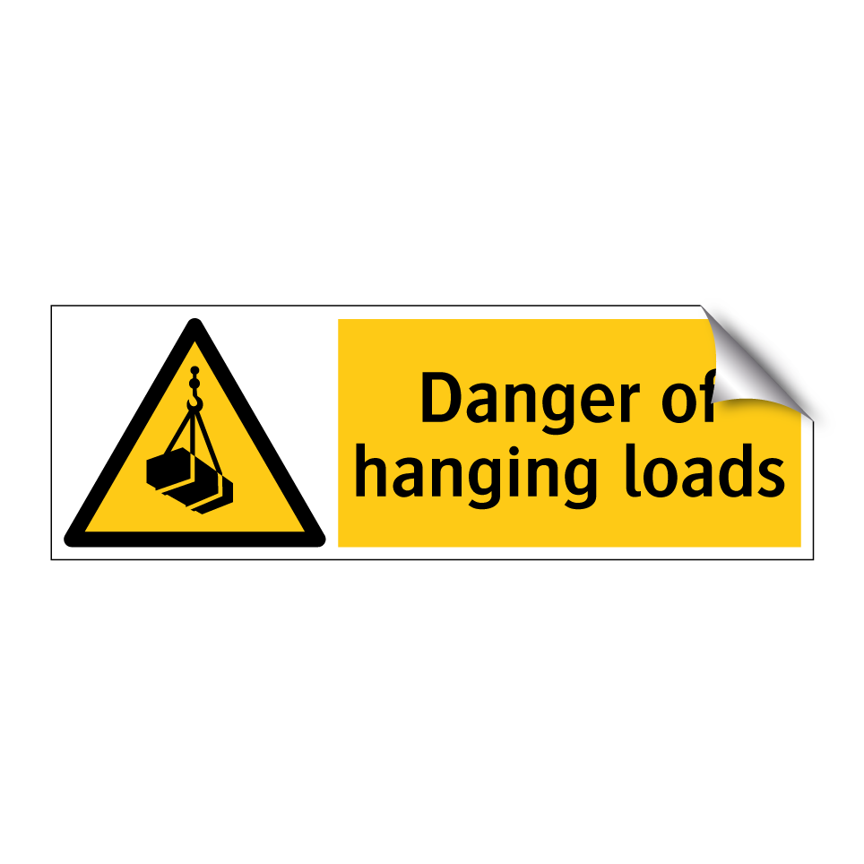 Danger of hanging loads