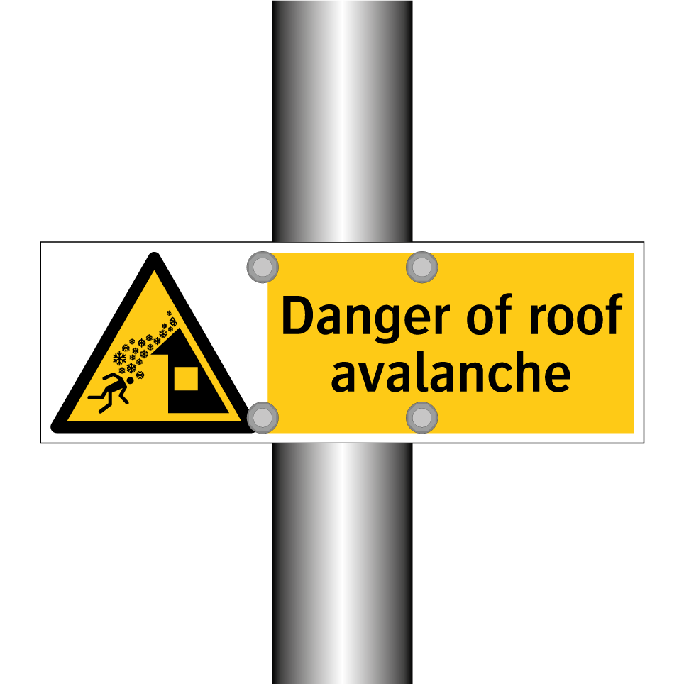 Danger of roof avalanche