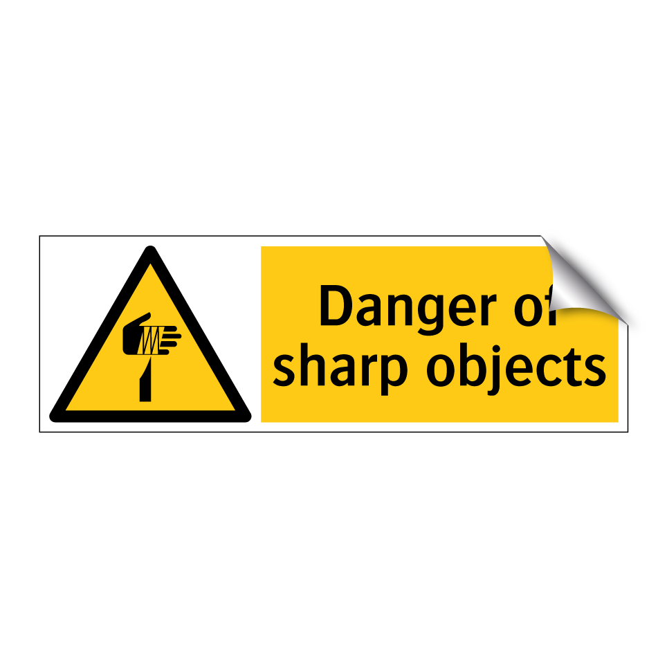 Danger of sharp objects