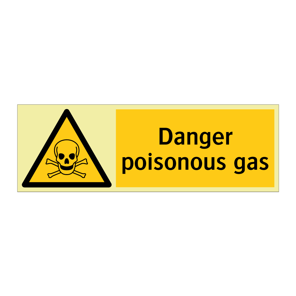 Danger poisonous gas