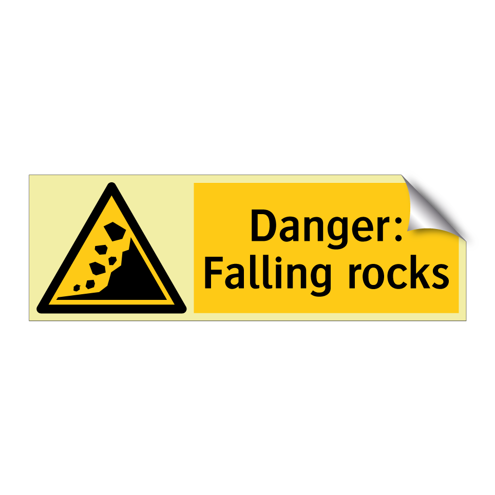 Danger: Falling rocks