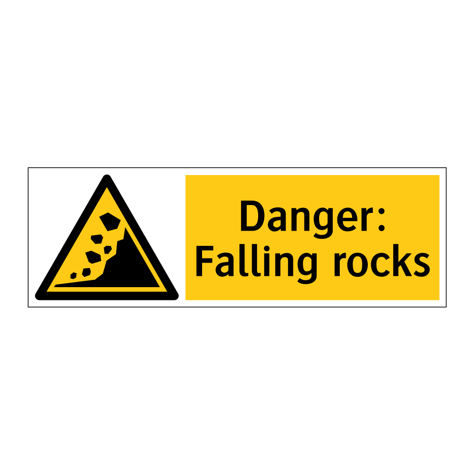Danger: Falling rocks