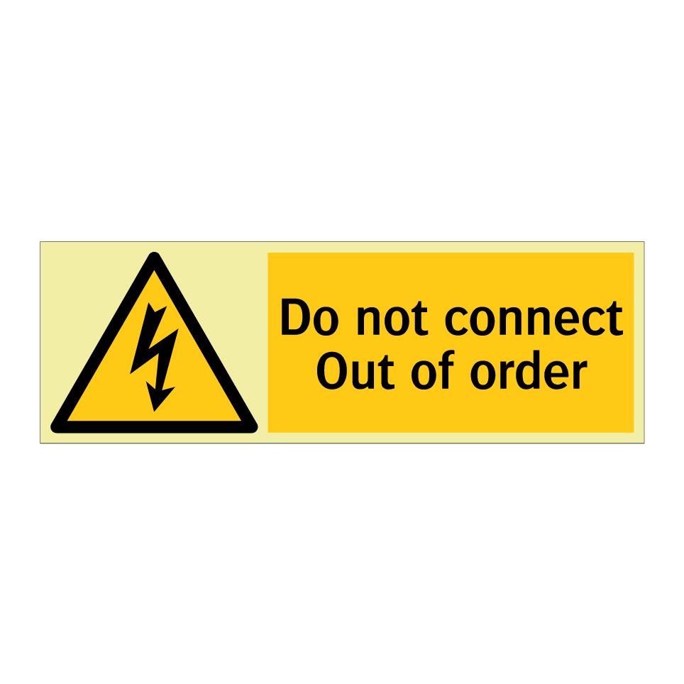 Do not connect Out of order