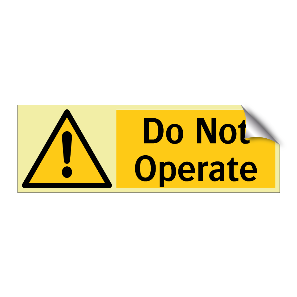 Do Not Operate