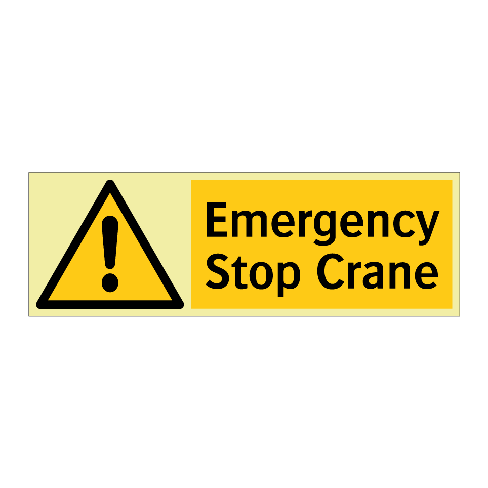 Emergency Stop Crane