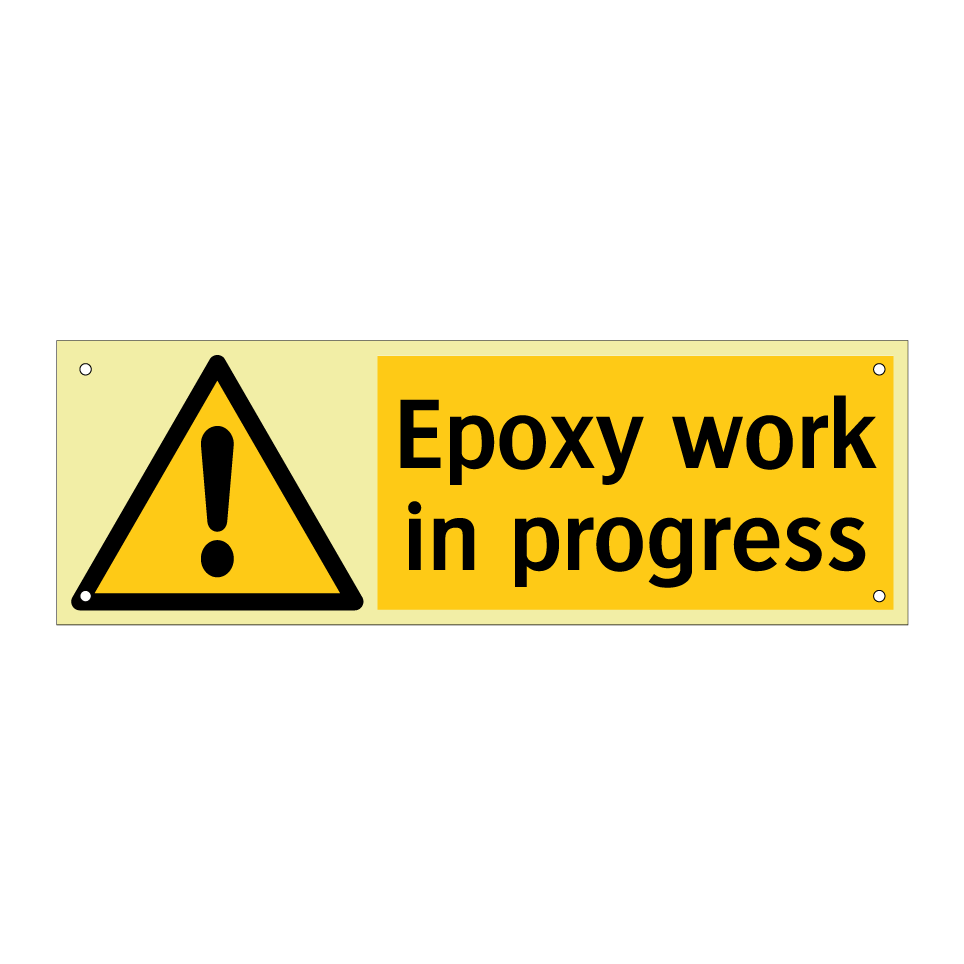 Epoxy work in progress