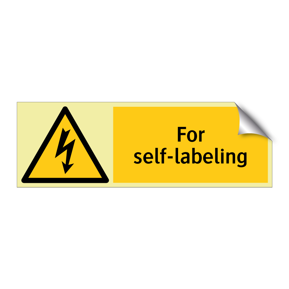 For self-labeling