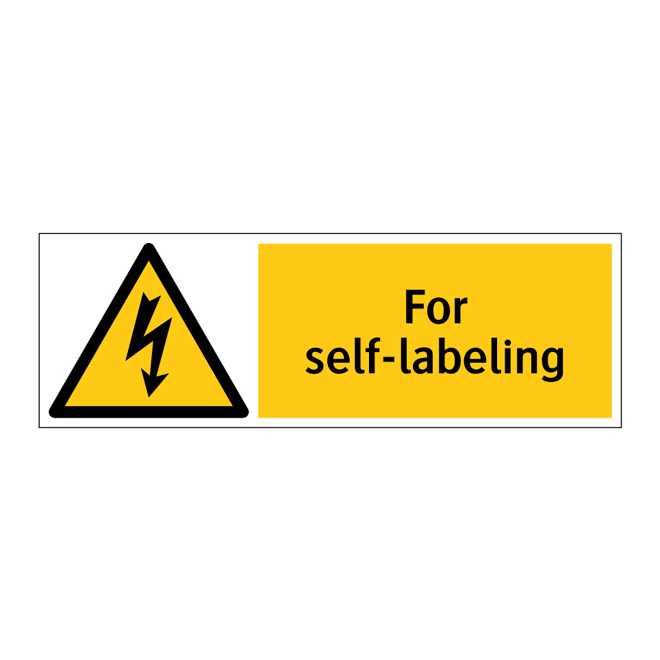 For self-labeling