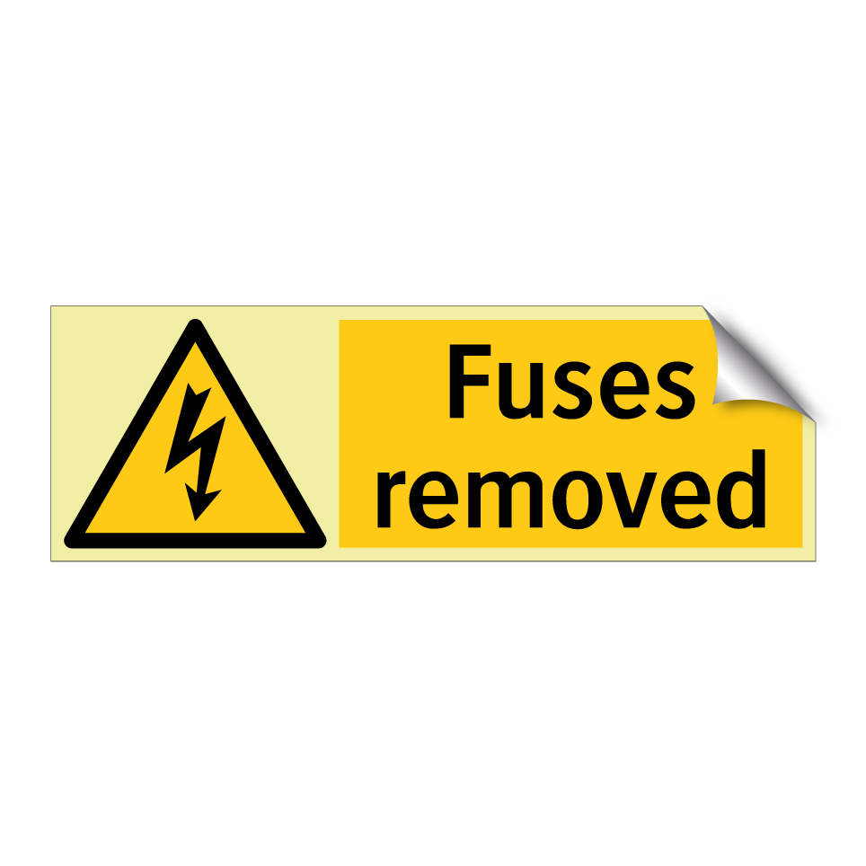 Fuses removed