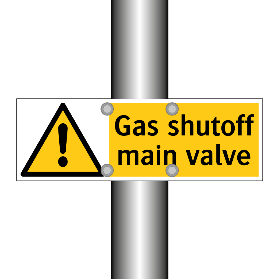 Gas shutoff main valve