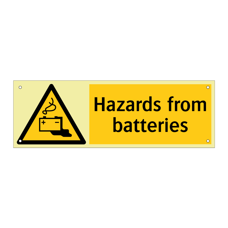 Hazards from batteries