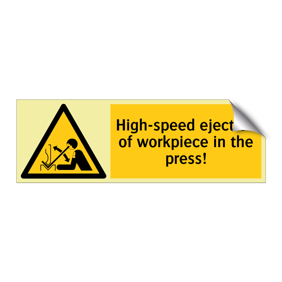 High-speed ejection of workpiece in the press!