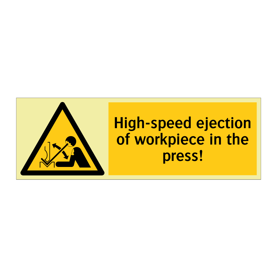 High-speed ejection of workpiece in the press!