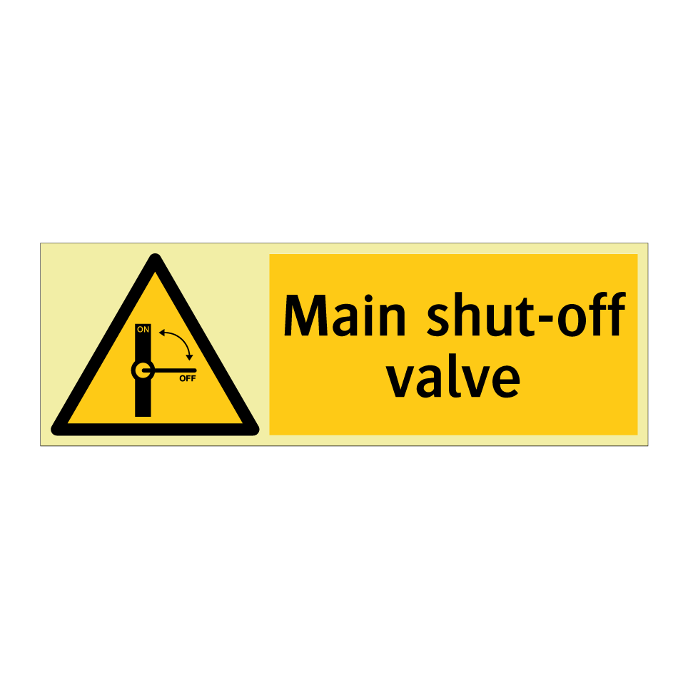 Main shut-off valve