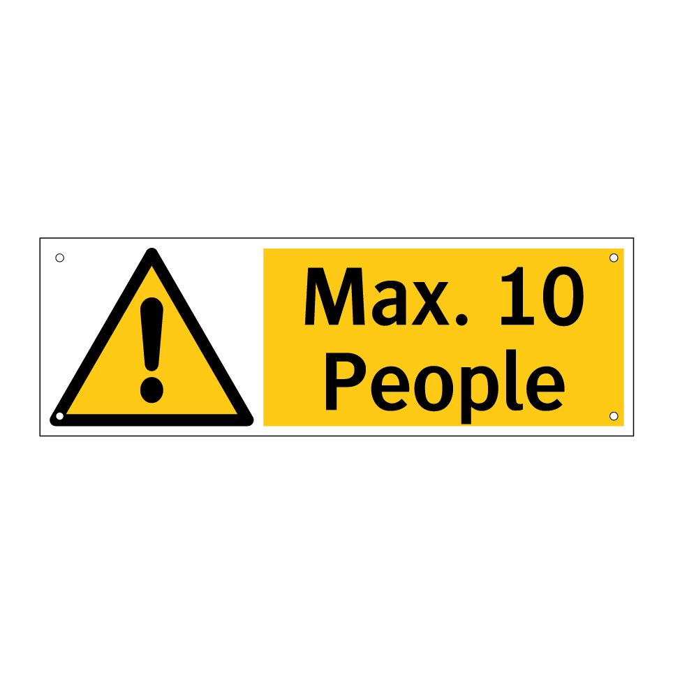 Max. 10 People