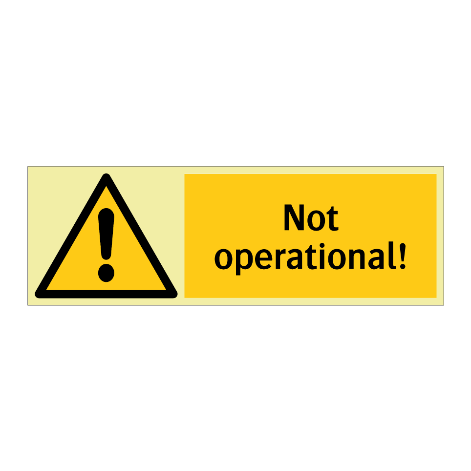 Not operational!