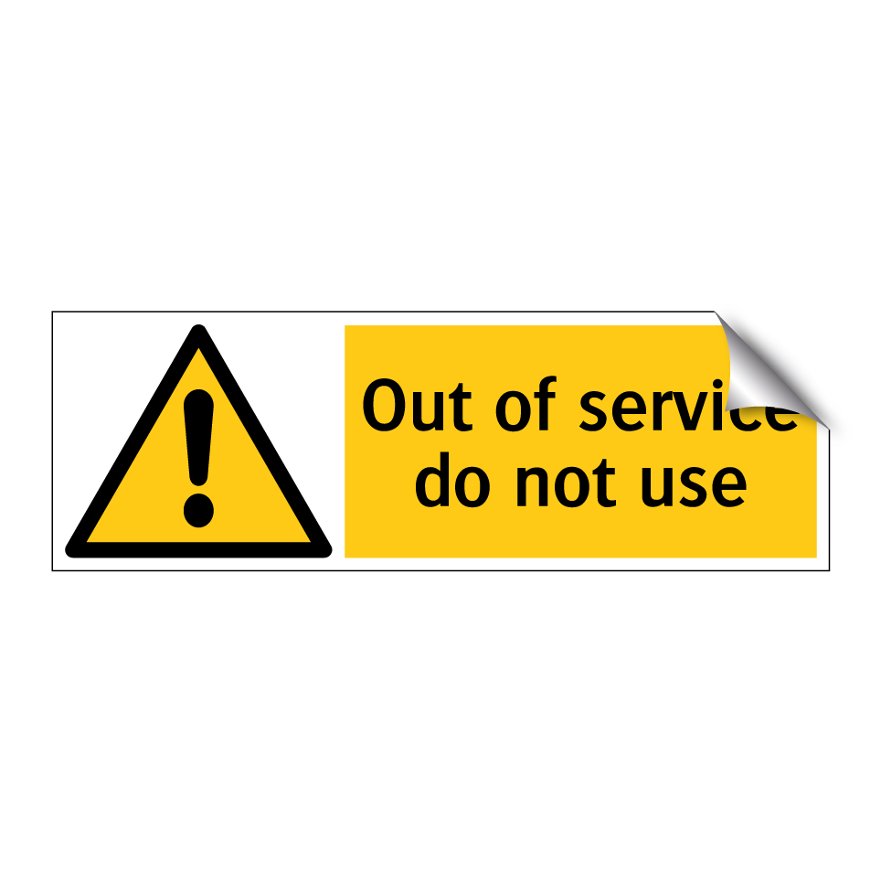 Out of service do not use