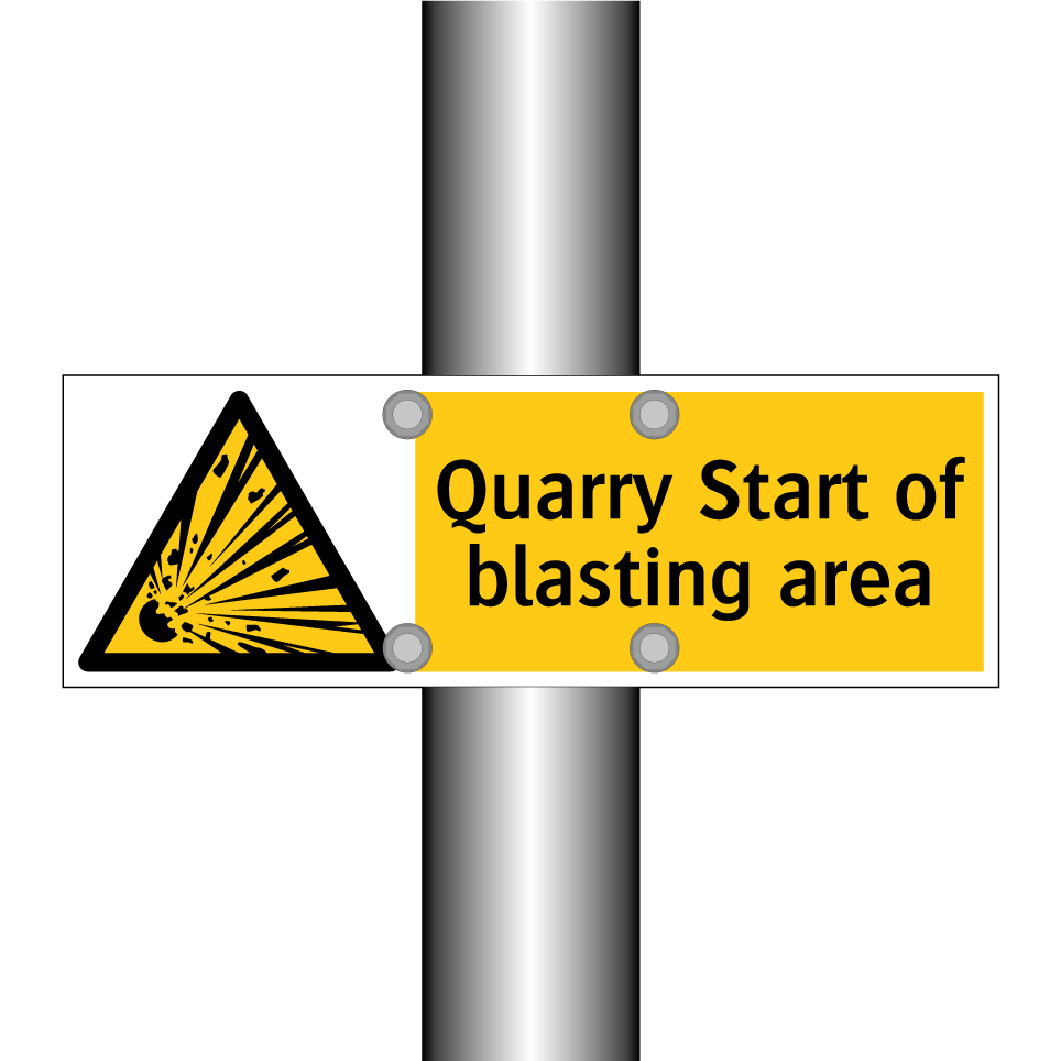 Quarry Start of blasting area