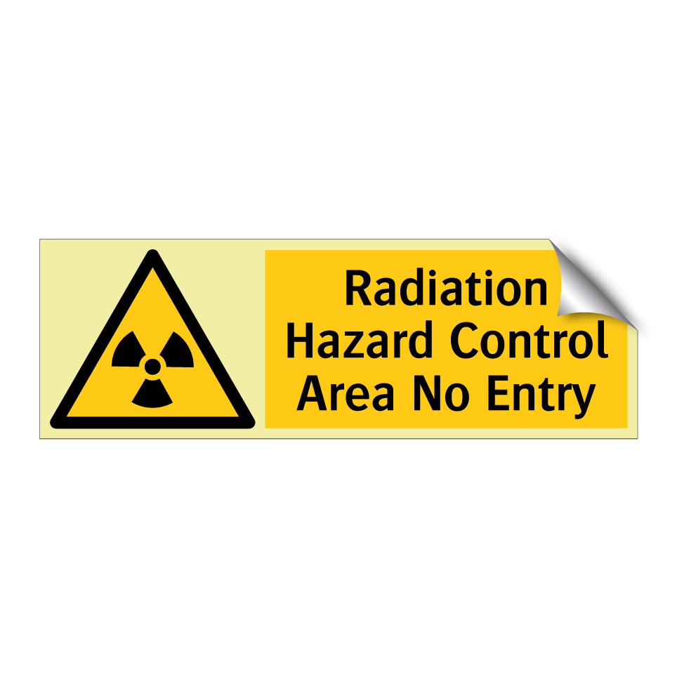 Radiation Hazard Control Area No Entry