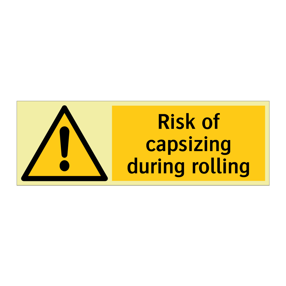 Risk of capsizing during rolling