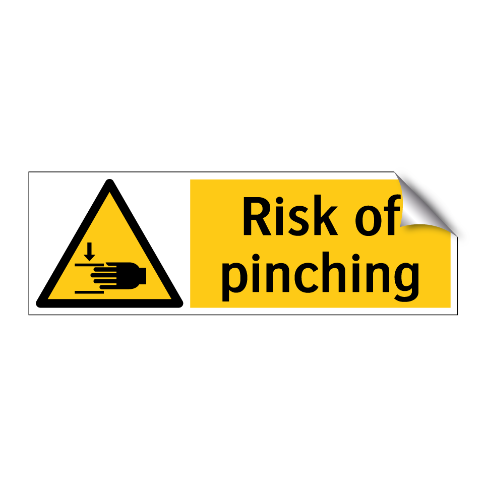 Risk of pinching