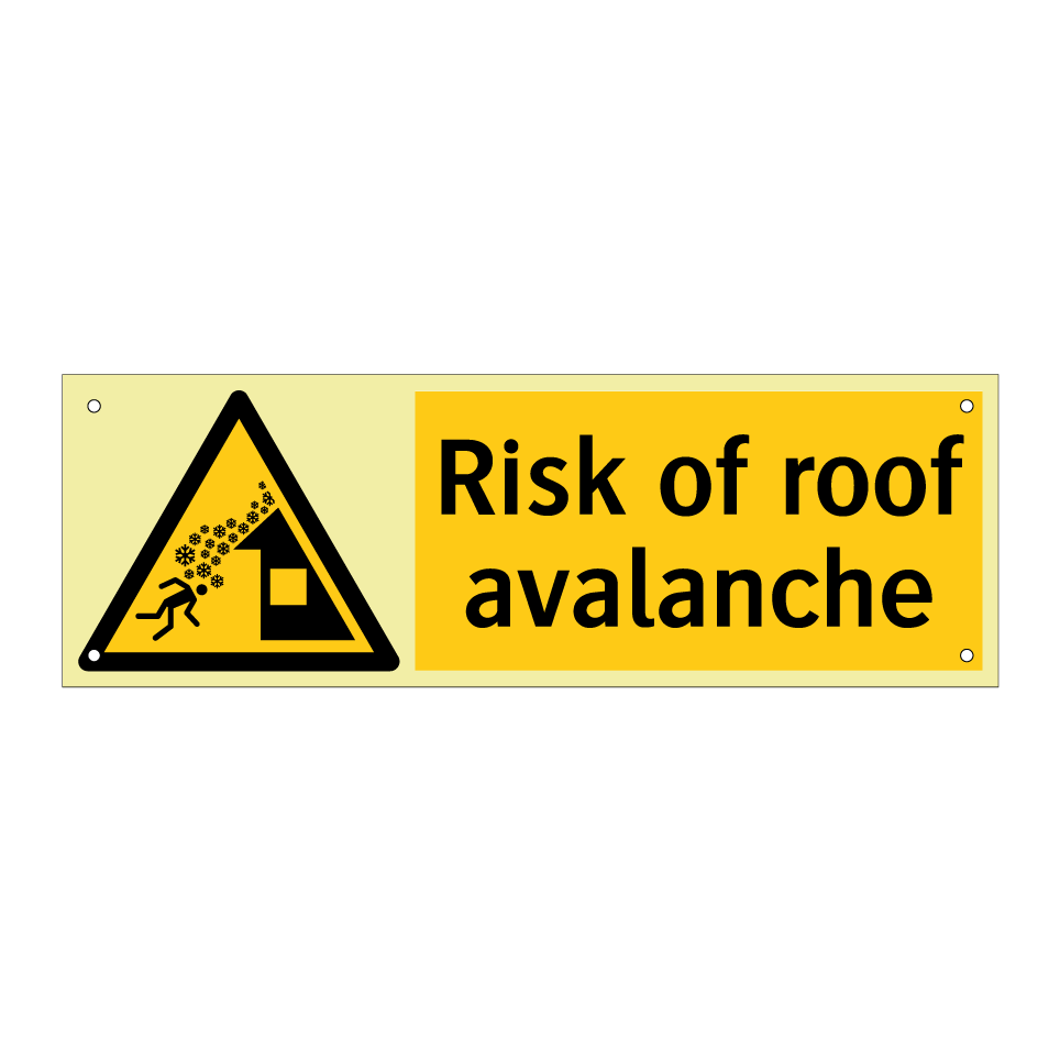 Risk of roof avalanche